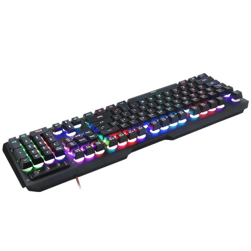 Redragon K506 Centaur Wired 7-Color Rainbow Backlit Gaming Keyboard