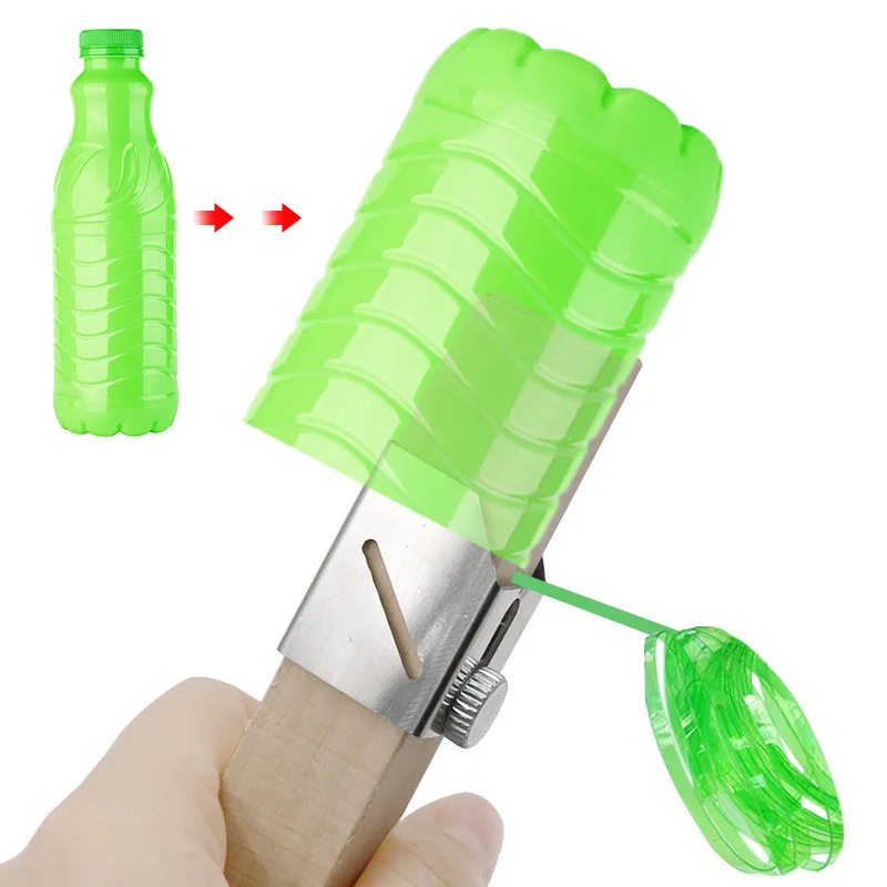 Smart Plastic Bottle Cutter w/ spare blade Outdoor Household  Bottles Rope Tools DIY Craft Bottle Rope Cutter Creative Tool 5