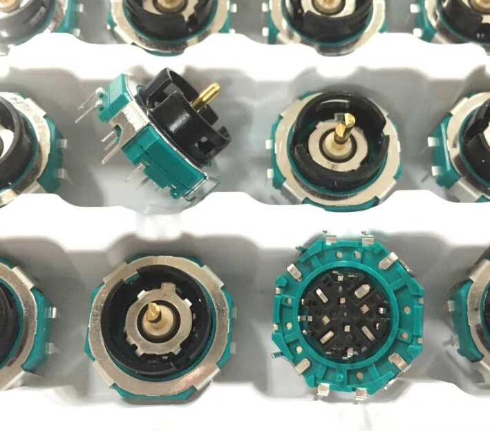 

2PCS/LOT ALPS Alps RKJXM2E13001 multi-function switch, 8 direction switch, with pressed hollow coding