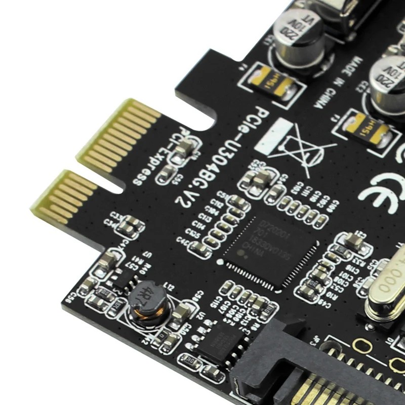4 порта Usb3.0 карта расширения 5 Гбит/с Pci-E Pci Express адаптер конвертер для Pcie X1 X4 X8 X16 для Windows 7/8/8,1/10/Xp/Vista