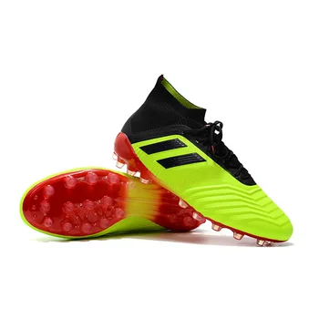 

Falcon Assassin World Cup 18 + Waterproof Knitted FG Nail Football Shoes Men's Football Shoes Sneakers Soccer Cleats Spring2019