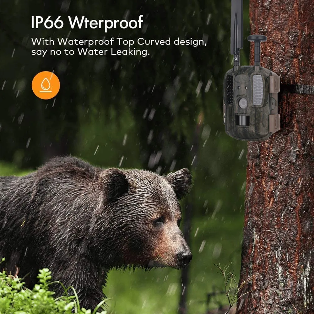 GPS Hunting Camera 4G FDD-LTE Camera Chasse 1080P Video Photo-Traps Trail BL480L-P Wild Night Vision Photo traps