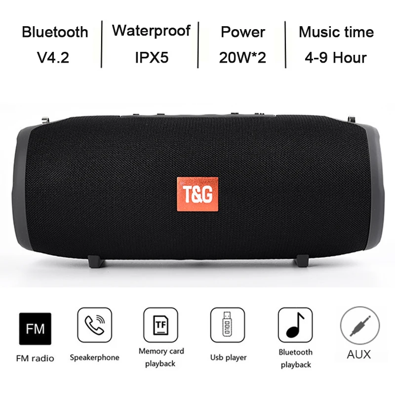 TG118 40 Вт Высокая мощность Bluetooth динамик открытый портативный беспроводной