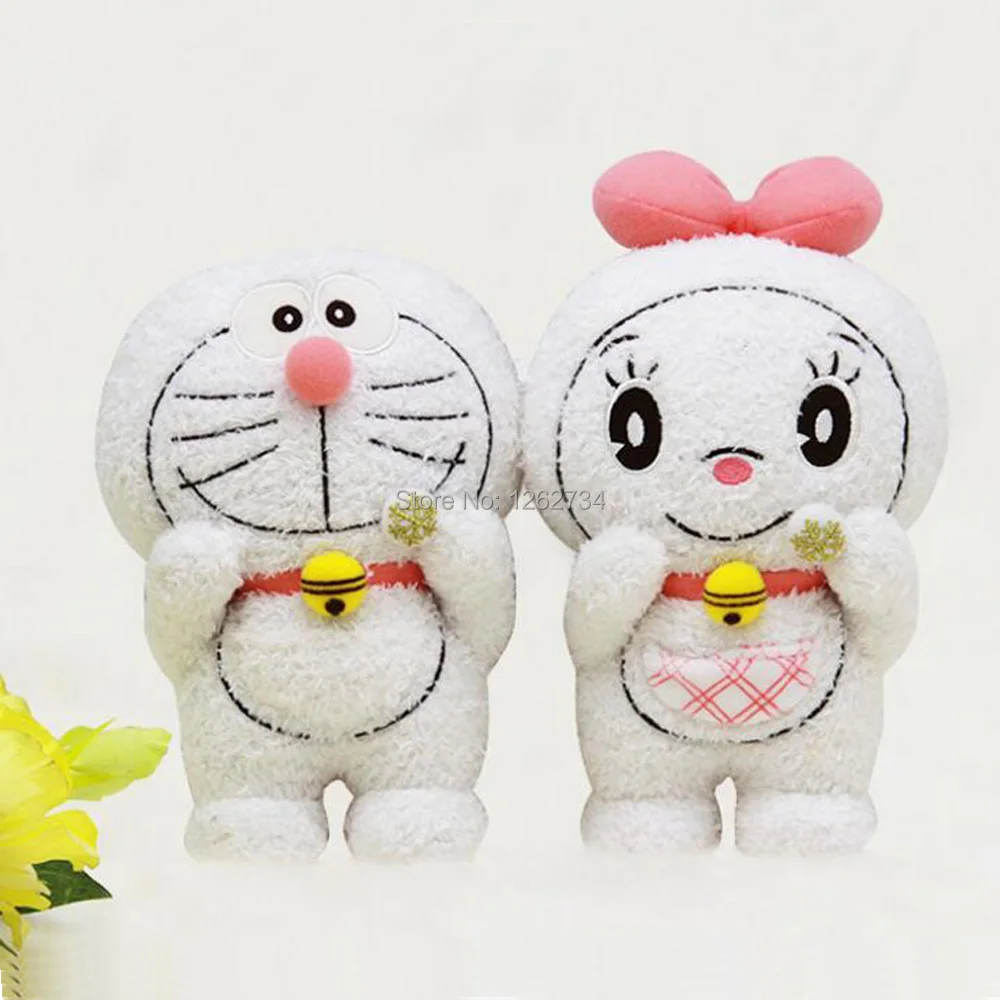 5/лот 2 стиля белый Doraemon 20 см плюшевые детские животные плюшевая фигурка-Кукла розничная торговля
