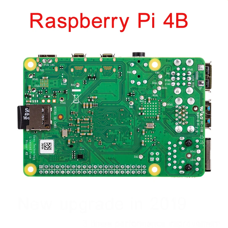 Макетная плата Raspberry Pi 4B Bluetooth 5 0 двойной HDMI двойная частота 5Gwifi/4K + чехол 5V3A