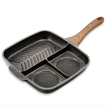 

Fried Steak Pot Multi-function Household Omelette Pan Pan Induction Cooker Nonstick Pan Breakfast Pot Frying Pan Fried Steak Pot