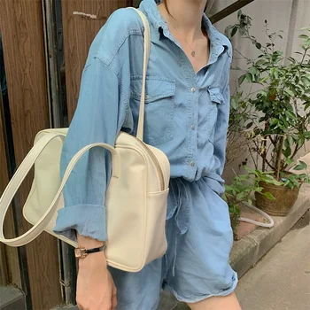 

Hot sale women handbag large capacity shoulder bags high quality PU leather shoulder bags ladies wild bags sac a main femme