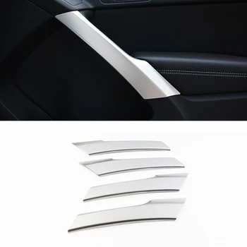 

ABS Matte For Tiguan 2012 2013 2014 2015 2016 inner door armrest decoration cover trim Styling accessories 4pcs
