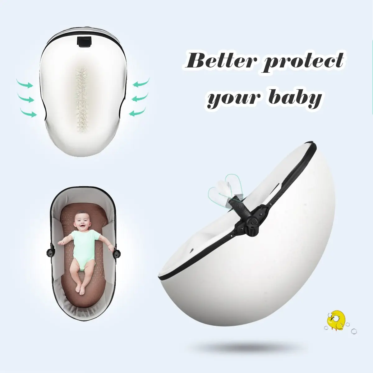  Bioby 2 in 1 Trolley Multifunctional Baby Foldable Stroller Pram Kids Child Travel Pushchair Foldin