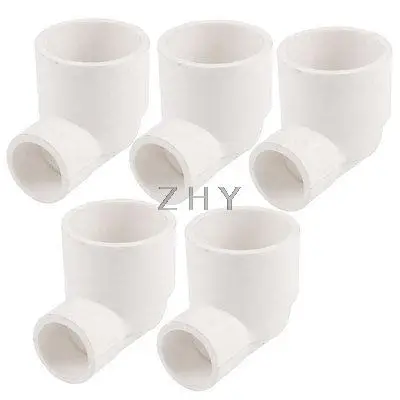 

5 Pcs 90 Degree Elbow PVC-U Pipe Connector Adapter Fitting 20mm to 32mm