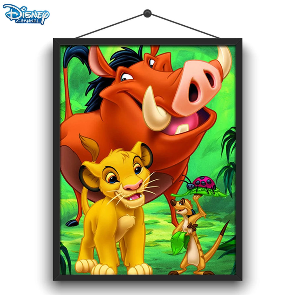 Набор для рукоделия Disney 5D объемная вышивка &quotКороль&quot Алмазная картина льва