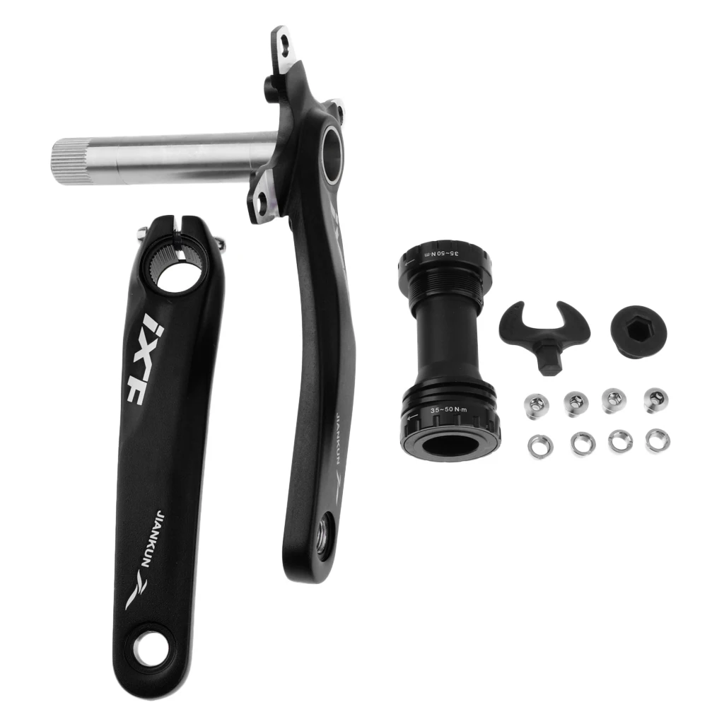 104BCD 170mm Crank MTB Mountain Bike Crankset Set Aluminium Alloy Bottom Bracket and Bolts Nuts