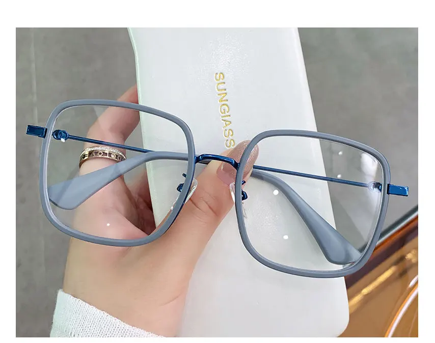 blue blockers Fashion Women's Blue Light Blocking Glasses Vintage Square Computer Game Eyeglasses New Ladies Anti Blue Light Glasses cute blue light glasses