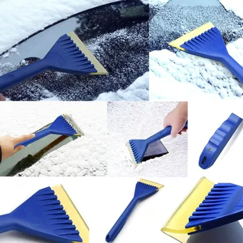 

33cm Long Handle Ice Scraper Rubber Window Snow Squeegee Blade Snow Shovel Car Water Squeegee Auto Film Wrapping Tools