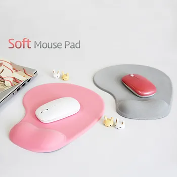 

Game Mouse Pad Silicone Soft Mouse Pad with Wrist Rest Support Mat Pat for Gaming PC Laptop 210*240*4 mm Gaming Mouses muismat