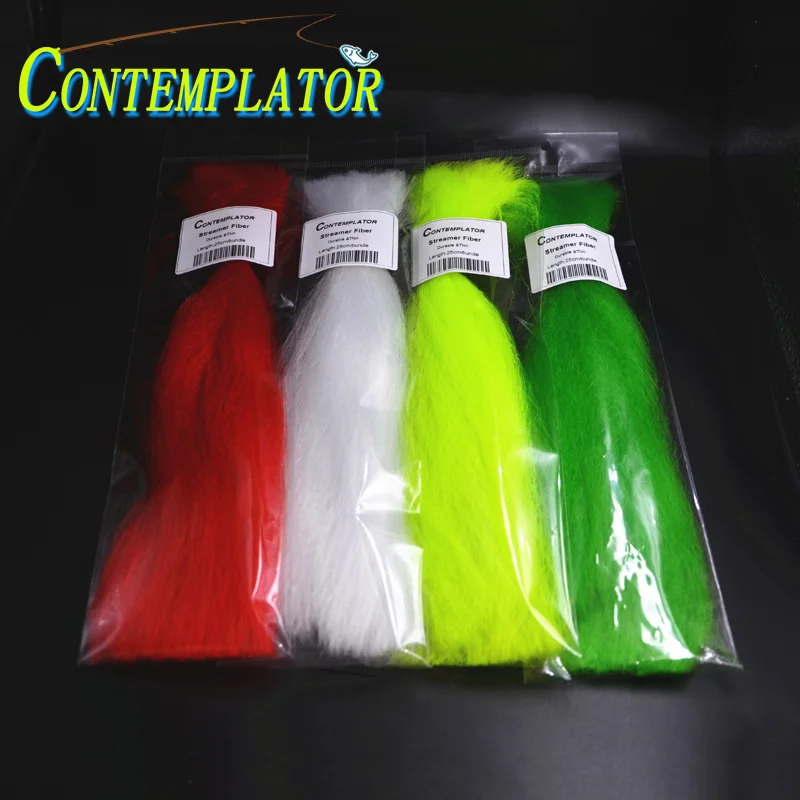 2 шт. в упаковке ленты из волокна материал для вязки мушек блесна приманка 9 8 дюйма