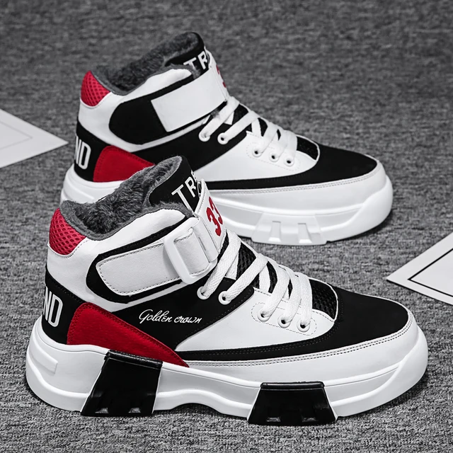 US $19.35 Trend Men Boots Winter Men Shoes Warm Ankle Botas Hombre For Male Casual Plus velvet Fashion Plush 