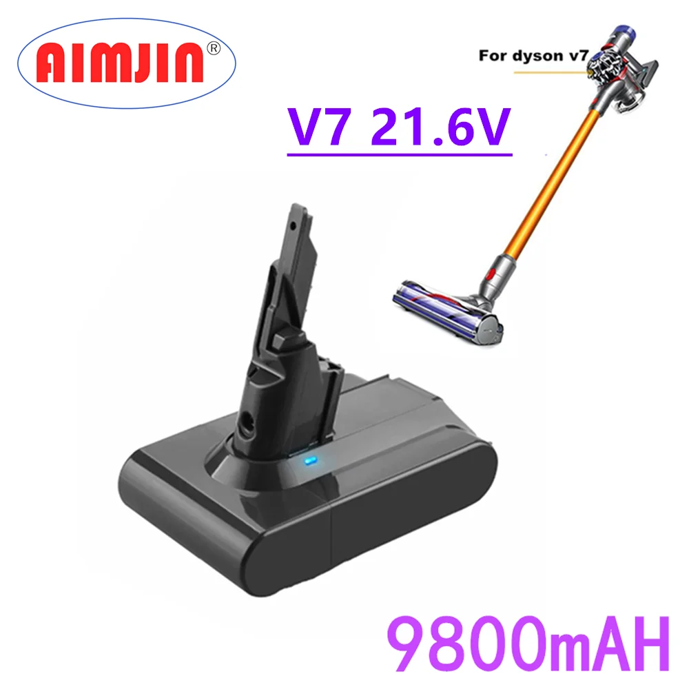 Original 21.6V 9800mAh Liion Battery for Dyson V7 Vacuum Cleaner