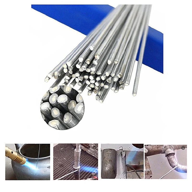 No Need Solder Powder Aluminum Welding Wire Brazing Low Temperature Aluminum Solder Soldering Rod 1.6mm*500mm 5/10/20/30/ piece
