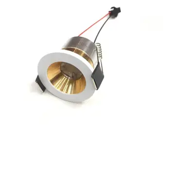 

10 Stück 3 W LED Mini Einbauleuchte diameter 45mm Round verstellbarer Spot Deckenlampe85-265v LED-Schrankleuchte