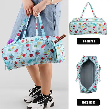 

Yarn Knitting Bag Portable Durable Heavy-duty Mini Sewing Machine Crochet Hooks Storage Carry Bag Household Organizer