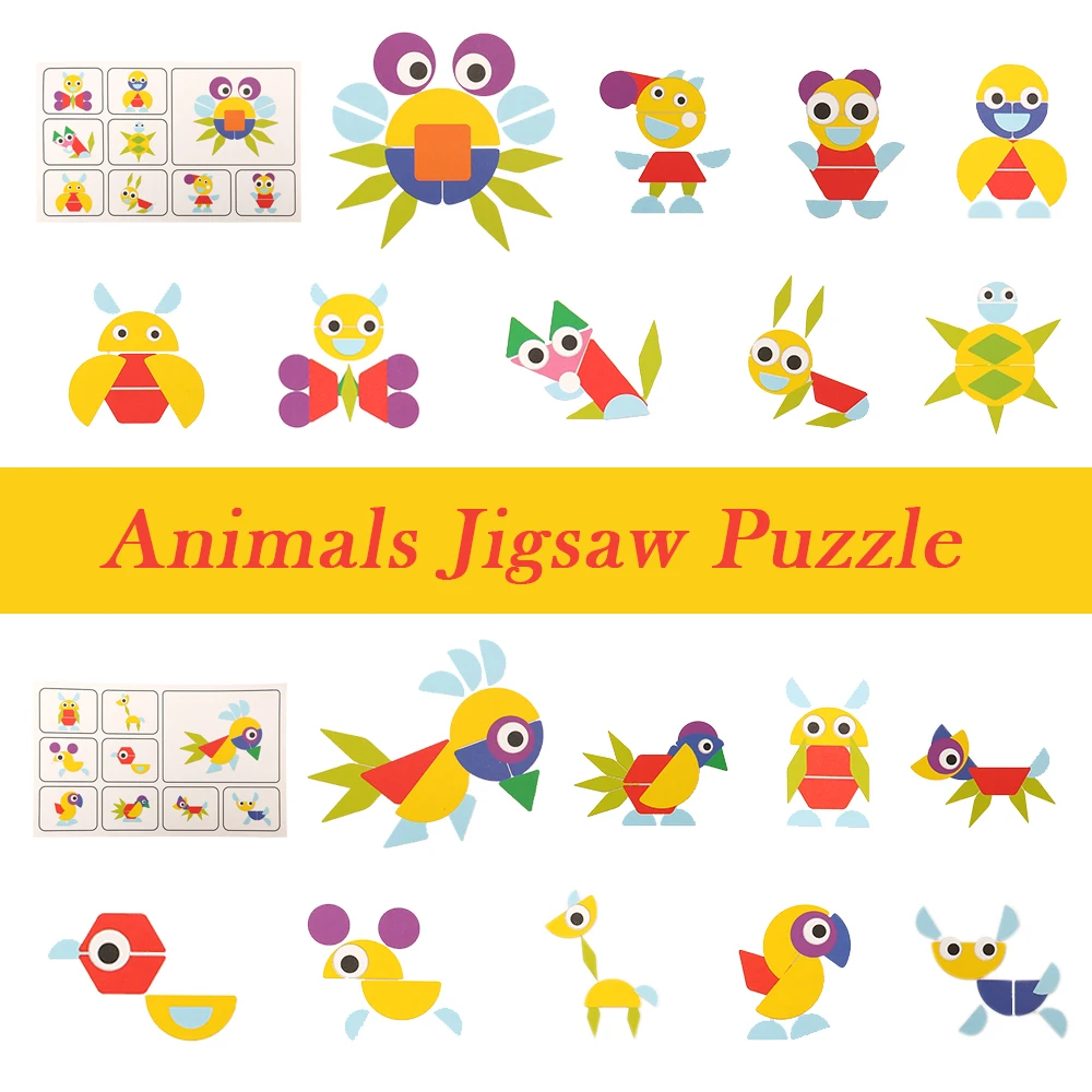 New Creative Kids Educational Kids Toys 250pcs Wooden Pattern Block Set Montessori Developmental brain teaser Toy For Children