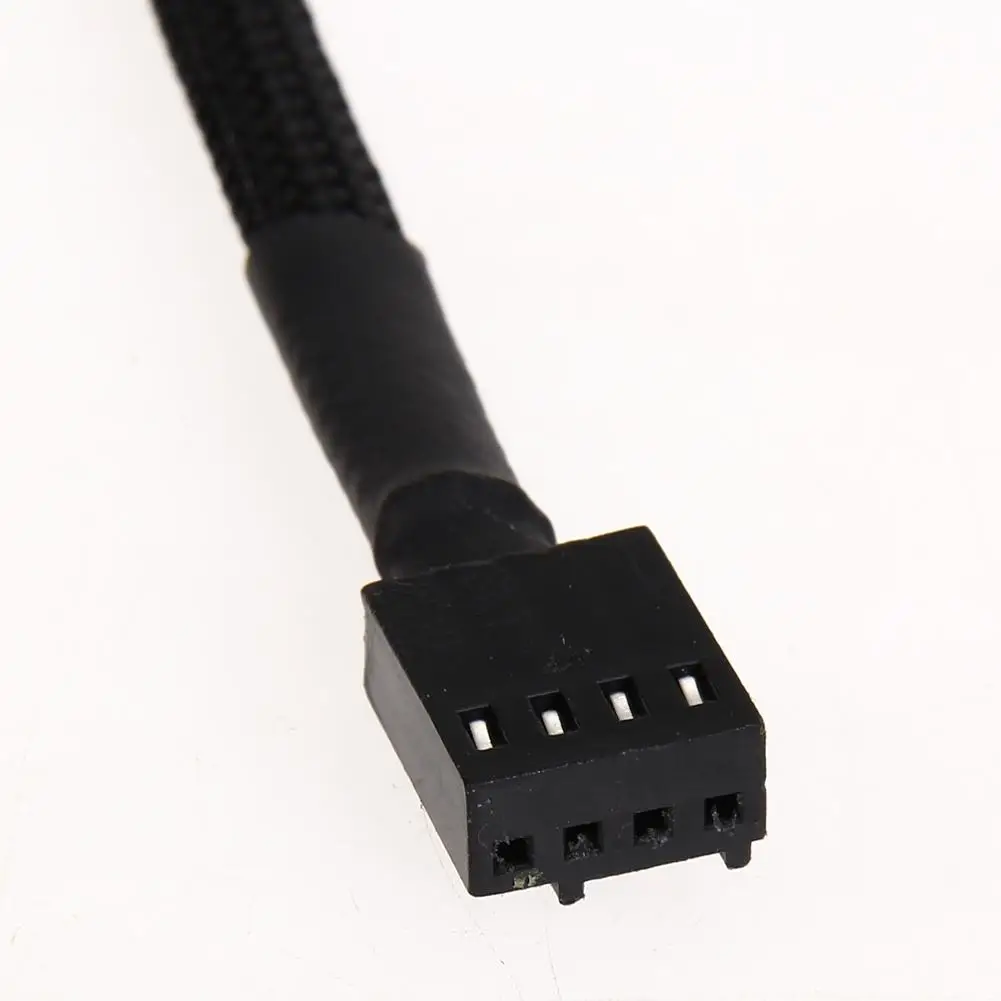 5-Pack Braided Sleeving 25CM CPU PWM Fan Power Extension Cable with TX4 4pin Connectors and 4 Pin Molex Plug Description Image.This Product Can Be Found With The Tag Names Case fan, Computer Cables Connecting, Computer Peripherals, PC Hardware Cables Adapters