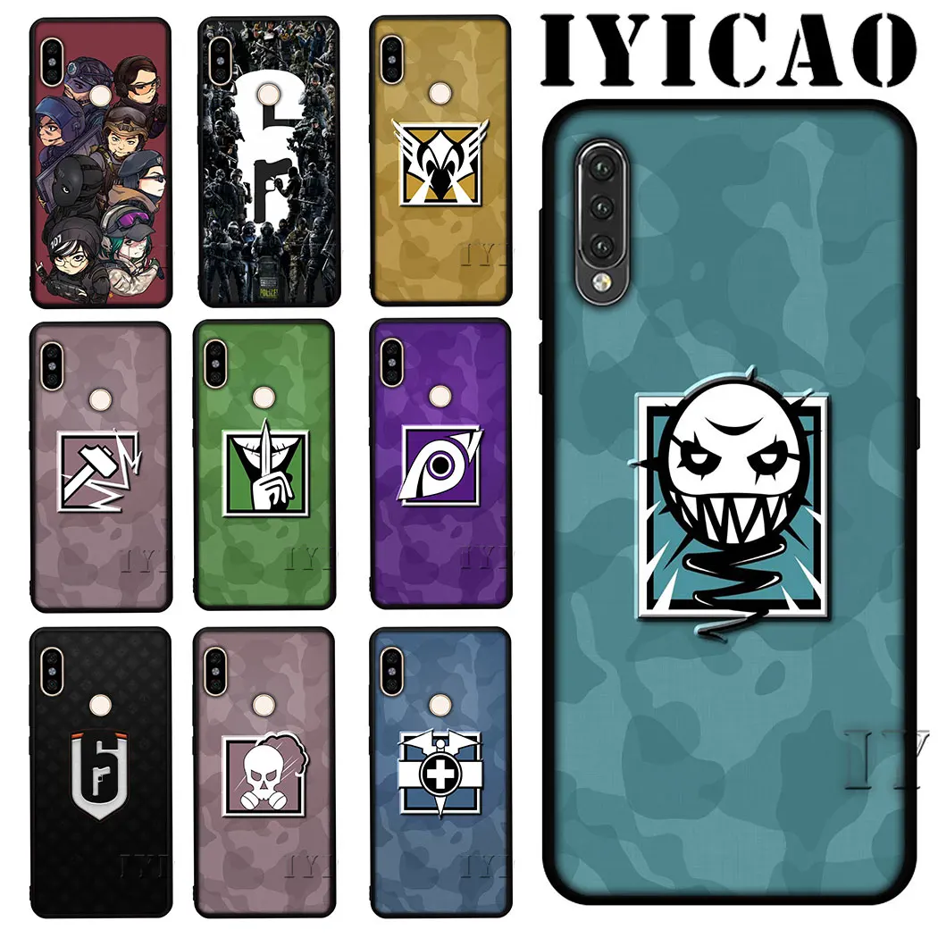 IYICAO Rainbow Six Siege Soft Silicone Phone for Redmi 4A 4X 5A 6A 5 6 Plus 7 S2 Note Cover |