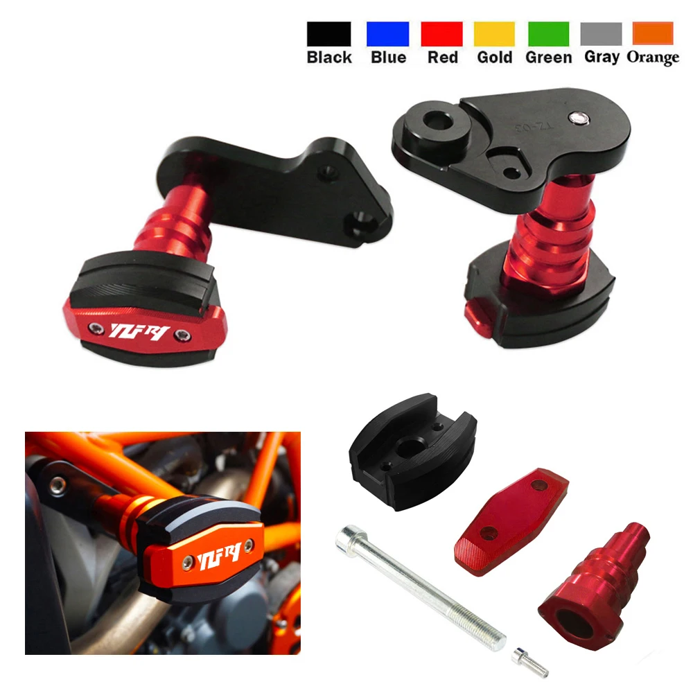 

Слайдеры рамы с ЧПУ с защитой от падений, защитная накладка для мотоцикла, защита от ударов для YAMAHA YZF-R1 YZFR1 YZF R1 2009-2014