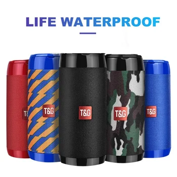 

Portable Mini Bluetooth Speaker Support FM Broadcast Waterproof Subwoofer Portable Bluetooth Mini Speaker TG113C