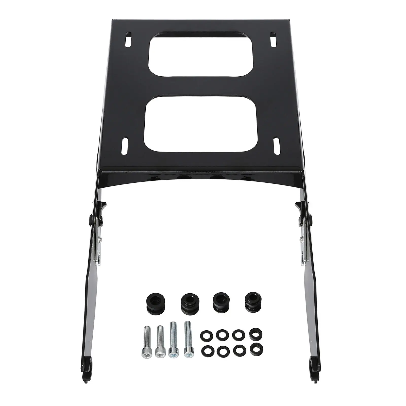 Motorcycle Two Up Mounting Rack For Harley Softail Sport Glide FLSB Models -