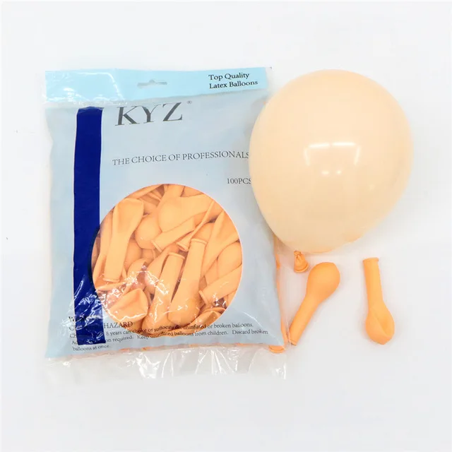 30 шт 5 дюймов Макарон Цвет Пастель воздушные шарики в виде леденцов круглый, из латекса гелиевые балоны для дня рождения - Цвет: orange