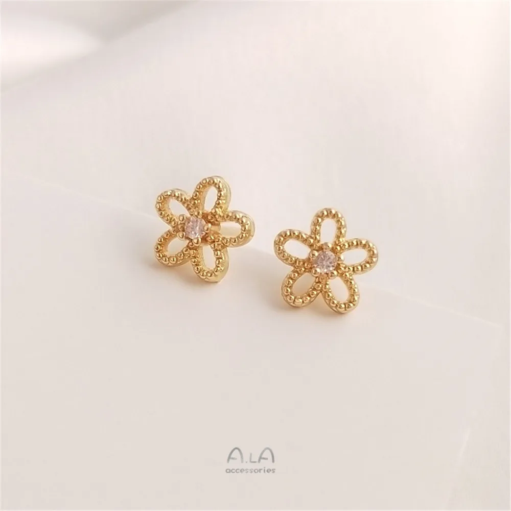 Рисунок 2 - Серьги-гвоздики серебряные с фианитами