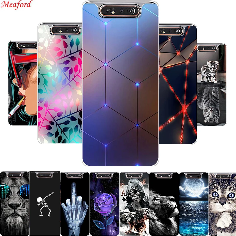 Популярный чехол для Samsung A80 Note 10 Plus силиконовый накладка Galaxy S10 S10E A 80|Бамперы| |