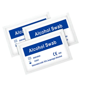 

100 Pcs Alcohol Wet Wipe Disposable Disinfection Swap Pad Antiseptic Skin Health Care First Aid Computer Phone Clean Wipe