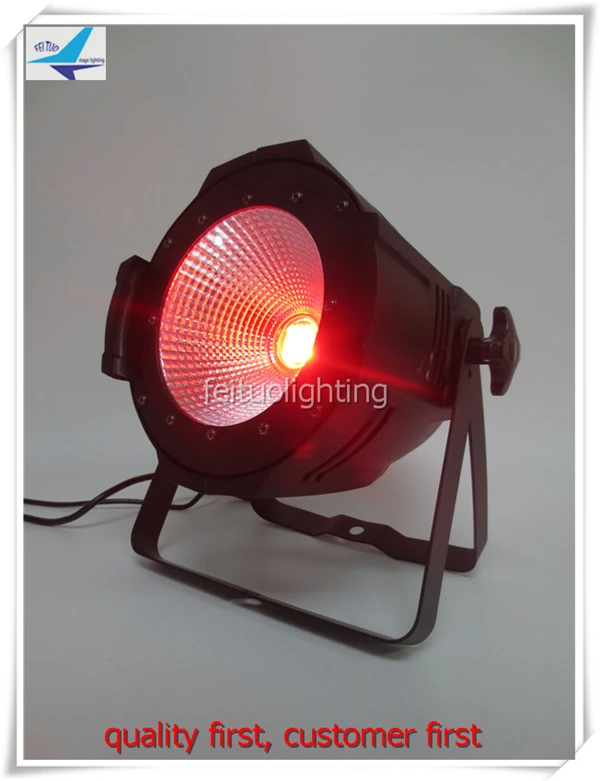 H-6/Лот+ Дорожный Чехол COB светодиодный Par Светильник 100W аудитории светильник DMX512 Театр rgbw 4in 1 светодиодный par горшок с barndoor