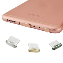 Type-C Lading Poort Stof Plug Type C Kabel Interface Protector voor xiaomi mi5 mi6 een plus 2 huawei P9 p10 P20 type-C telefoons(China)