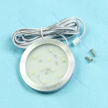 

Bright 12V 9 SMD LED Cupboard Drawer Cabinet Light Bulb Pure Warm White Lamp New Q0KF