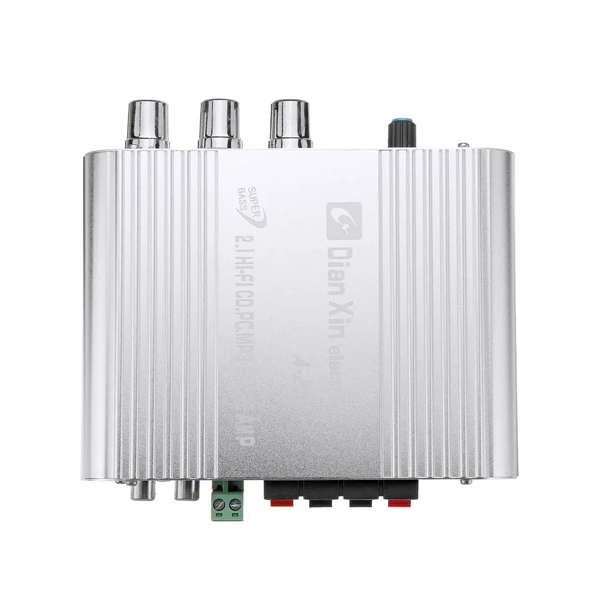 DX-210 Hi-Fi автомобиль 3-канальный Усилитель Стерео Mega Bass 12 V-15 V Усилители для подключения ПК DVD плеер MP3 MP4 игроков сабвуфер