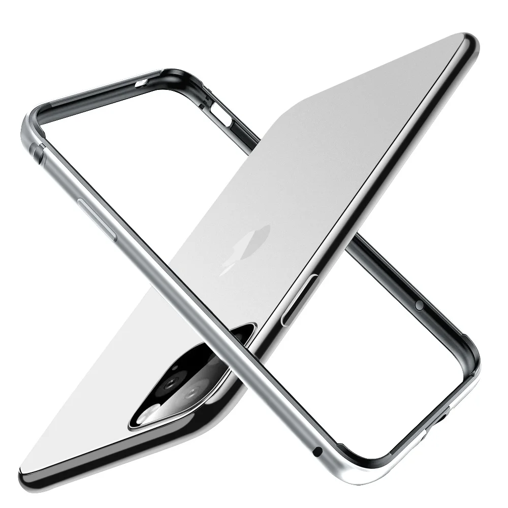 Premium Aluminum Metal & Silicone Frame Phone Case Bumper