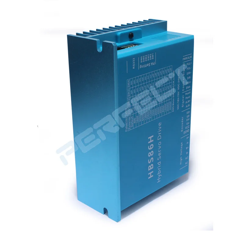 HBS86H 폐쇄 루프 서보 모터 드라이버 하이브리드 스텝 서보 드라이브, RS232 포트 디지털 86 NAME 34 폐쇄 루프 스테퍼 모터 드라이브