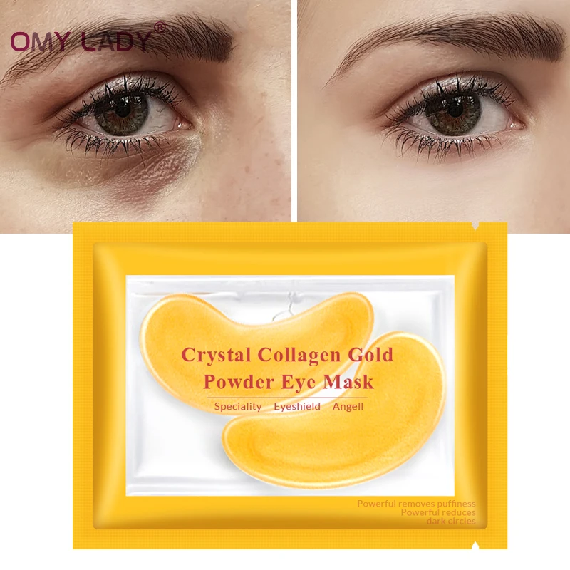 OMY LADY 1 пара золотые маски Crystal коллагеновая маска для глаз против морщин вокруг
