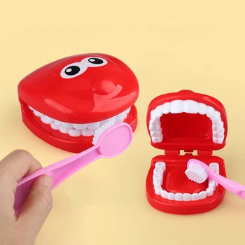 

9Pcs/Set Simulation Dentist Check Teeth Model Set For Children Girl Boys Pretend Play Toy Kit Educational Role Learning Toys Set