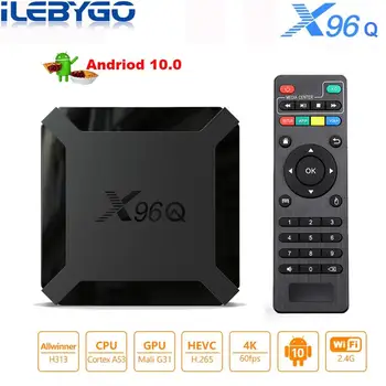 

X96Q TV Box Android 10.0 Allwinner H313 Smart TV Box Quad Core 2GB 16GB Set Top Box Support 4K Netflix Youtube Media Player