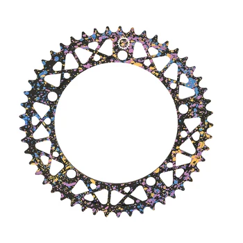 

Fixed Gear Bike chain ring Disc Single Speed Fixie Bike Crankset Plate BCD 144 MM 49T Bike Chainring Crankset track Bicycle