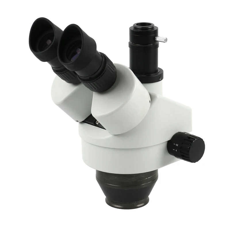 7X-45X непрерывное увеличение Simul фокальный промышленный Тринокулярный Стерео микроскоп+ 56 светодиодный светильник-кольцо для проверки PCB
