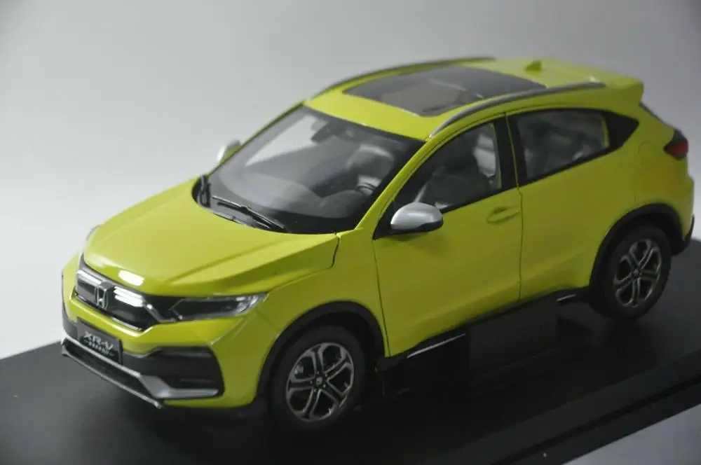 1:18 литье под давлением модель для Honda XRV XR-V 2019 зеленый внедорожник Игрушечная машина из сплава миниатюрная коллекция подарки XR V