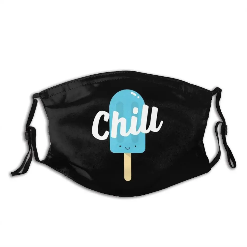 

Chill Ice Pop Fashion Masks Ice Cream Fruit Bar Chill Cute Funny Blue Ice Pop Freeze Pop Ice Lolly Icy Pole Kawaii