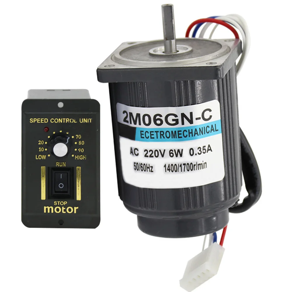 

Long Life 6W Micro Single Phase High Speed AC Motor 220V 1400/2800RPM Speed Control Reversed For High-End Smart Devices etc.