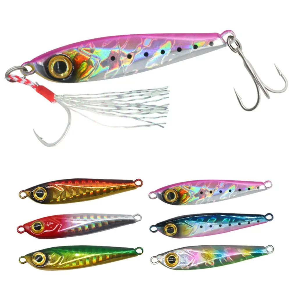13/19g Sea Fishing Iron Plate Super Long Throw Slow Shaking False Bait Tassel Lure Artificial Tackle Tools | Спорт и развлечения